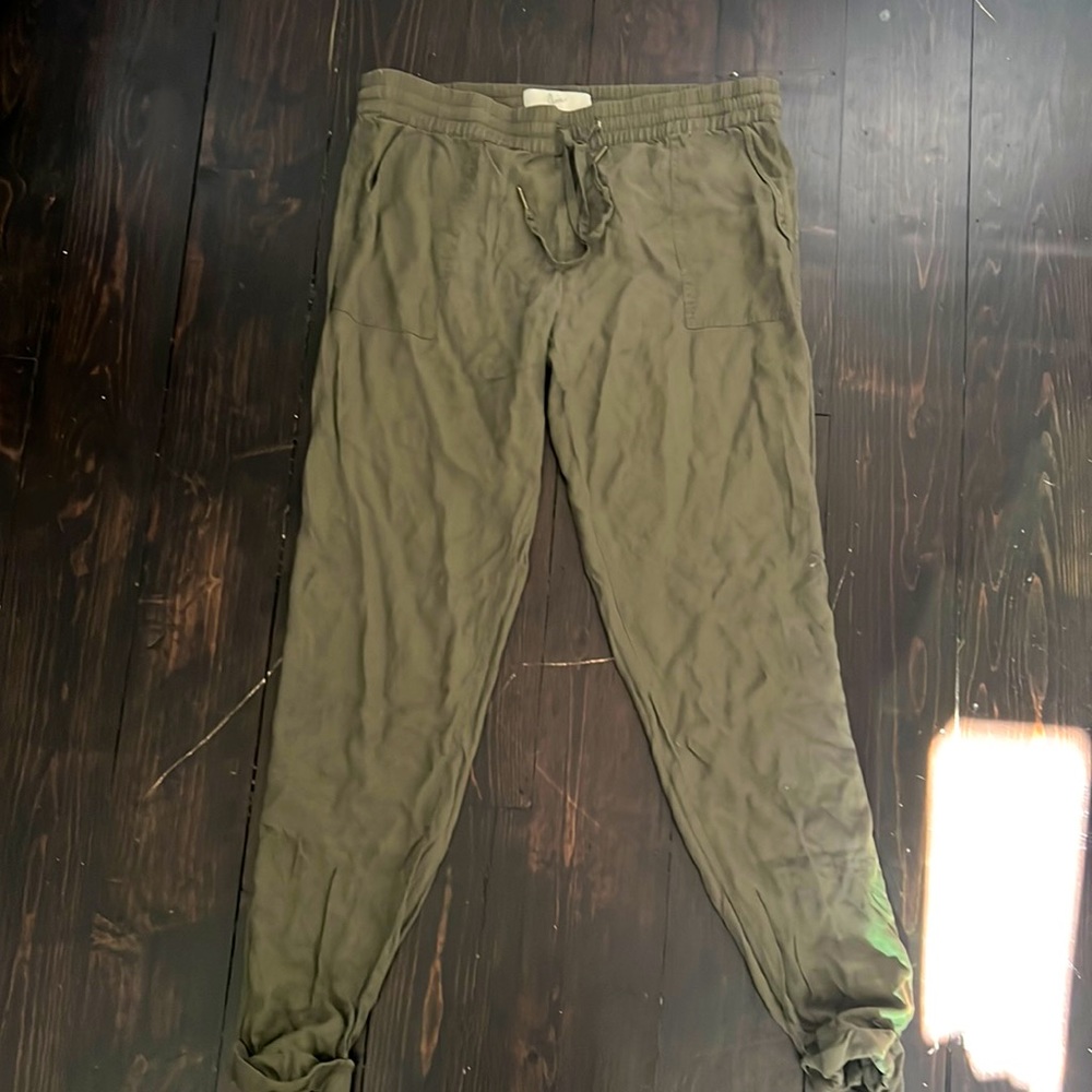 Army green lightweight summer pants